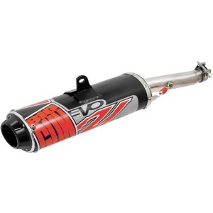 Honda RANCHER 420 Performance Exhaust - Big Gun - EVO U Series Slip On - Black - `07-`13
